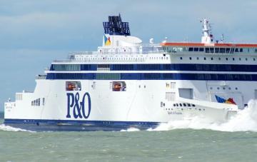 P &amp; O Ferries est un voyage confortable et agréable.