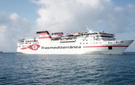 Trasmediterranea est une compagnie de ferry espagnole.